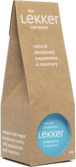 The Lekker Company Deodorant - Pepermunt En Rozemarijn - 30 ML -Verzorgings Producten Winkel 551x1200