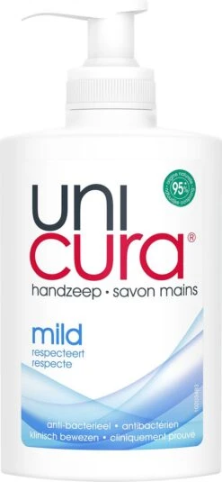 Unicura Mild Antibacteriële Vloeibare Handzeep - 6 X 250 Ml - Voordeelverpakking -Verzorgings Producten Winkel 554x1200