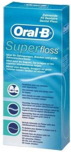 Oral B Oral-B Superfloss - 50 Stuks - Flosdraad -Verzorgings Producten Winkel 560x1200