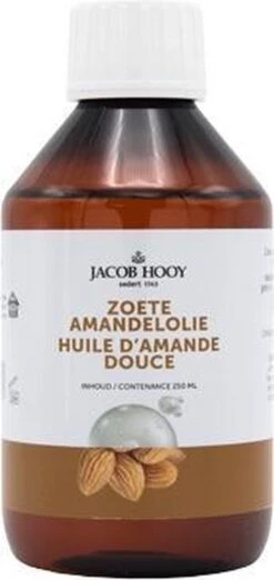 Jacob Hooy Olie- & Vloeistoffen Amandelolie Zoet - 250 Ml - Body Oil -Verzorgings Producten Winkel 568x1200 5