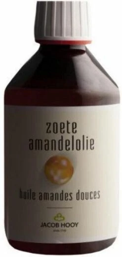 Jacob Hooy Olie- & Vloeistoffen Amandelolie Zoet - 250 Ml - Body Oil