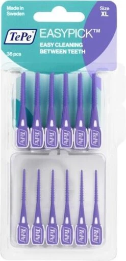 Tepe EasyPick Paars Maat XL – 36 Stuks -Verzorgings Producten Winkel 582x1200 3