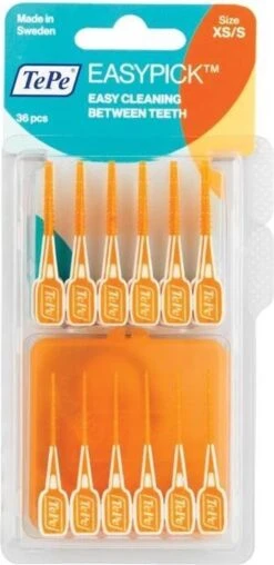 3x TePe EasyPick Maat XS/ S 60 Stuks -Verzorgings Producten Winkel 583x1200 2