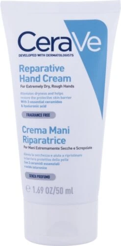 CeraVe - Reparative Handcream - Handcrème - Tegen Droge En Ruwe Handen - 50 Ml -Verzorgings Producten Winkel 594x1200