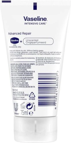 Vaseline® Vaseline Handcreme Advanced Repair - 6 X 75 Ml - Voordeelverpakking -Verzorgings Producten Winkel 596x1200 1