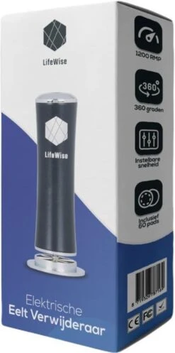 LifeWise Elektrische Eelt Verwijderaar - Voetvijl - 60 Vervangbare Schuurpads - Netstroom Adapter -Verzorgings Producten Winkel 596x1200