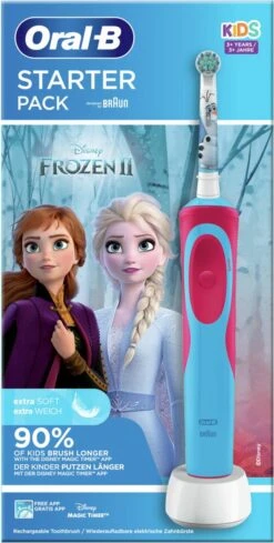 Oral B Oral-B Vitality Frozen - Elektrische Tandenborstel Voor Kinderen - 1 Handvat En 2 Opzetborstels 30 Oral B Oral-B Vitality Frozen - Elektrische Tandenborstel Voor Kinderen - 1 Handvat En 2 Opzetborstels -Verzorgings Producten Winkel 606x1200 2