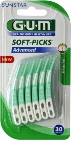 GUM® 3x GUM Soft-Picks Advanced Regular 30 Stuks