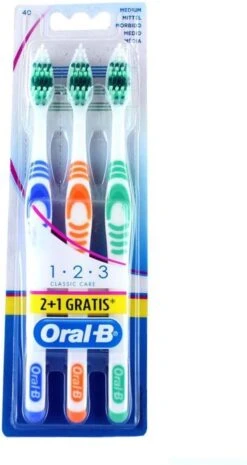 Oral B Oral-B Tandenborstel 1-2-3 Multipak 3 Stuks -Verzorgings Producten Winkel 638x1200 7