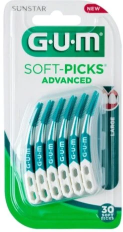 GUM® Gum Advanced Large 30 Stuks -Verzorgings Producten Winkel 639x1200 2