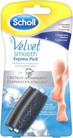 Scholl Velvet Smooth - Navulling Eeltverwijderaar - Extra Fijn - Voetvijl - 2 Stuks -Verzorgings Producten Winkel 641x1200 1