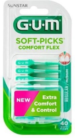 GUM® GUM Soft Picks Comfort Flex Regular Mint - 40st -Verzorgings Producten Winkel 655x1200 4