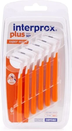 Interprox Plus Super Micro Flosdraad - 2 Mm - 6 Stuks -Verzorgings Producten Winkel 662x1200