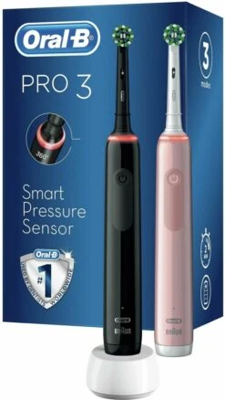 Oral B Oral-B Pro 3 - 3900 - Zwarte En Roze - Elektrische Tandenborstel -Verzorgings Producten Winkel 676x1200 3