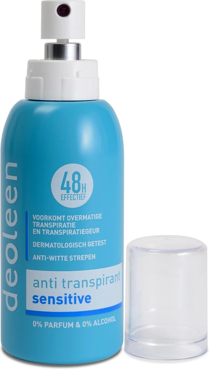 Deoleen Anti-transpirant - Pompspray Sensitive - Deodorant - 75 Ml 2 Deoleen Anti-transpirant - Pompspray Sensitive - Deodorant - 75 Ml - Afbeelding 2