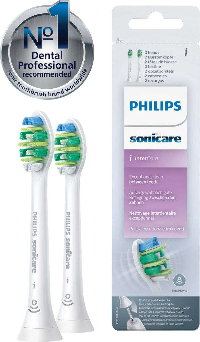 Philips Sonicare InterCare Standaard HX9002/10 - Opzetborstel - 2 Stuks 9 Philips Sonicare InterCare Standaard HX9002/10 - Opzetborstel - 2 Stuks - Afbeelding 9