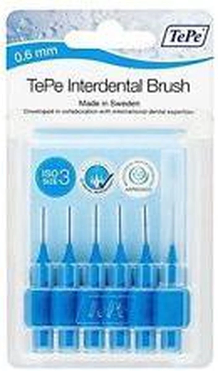 TePe Origineel Blauw G2 - 6 St - Rager 2 TePe Origineel Blauw G2 - 6 St - Rager - Afbeelding 2