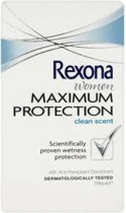 Rexona Women Maximum Protection Clean Scent Anti-transpirant Stick - 45 Ml -Verzorgings Producten Winkel 714x1200 2