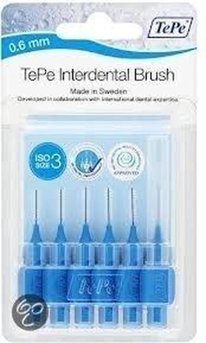 TePe Origineel Blauw G2 - 6 St - Rager 3 TePe Origineel Blauw G2 - 6 St - Rager - Afbeelding 3