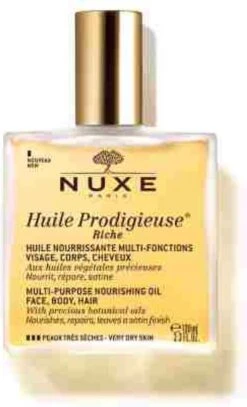 Nuxe Huile Prodigieuse Riche Dry Oil Droogolie - 100 Ml -Verzorgings Producten Winkel 728x1200