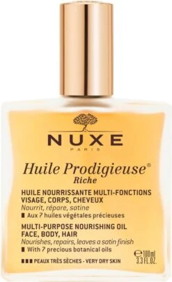 Nuxe Huile Prodigieuse Riche Dry Oil Droogolie - 100 Ml -Verzorgings Producten Winkel 731x1200 2