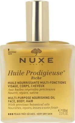 Nuxe Huile Prodigieuse Riche Dry Oil Droogolie - 100 Ml -Verzorgings Producten Winkel 733x1200 1