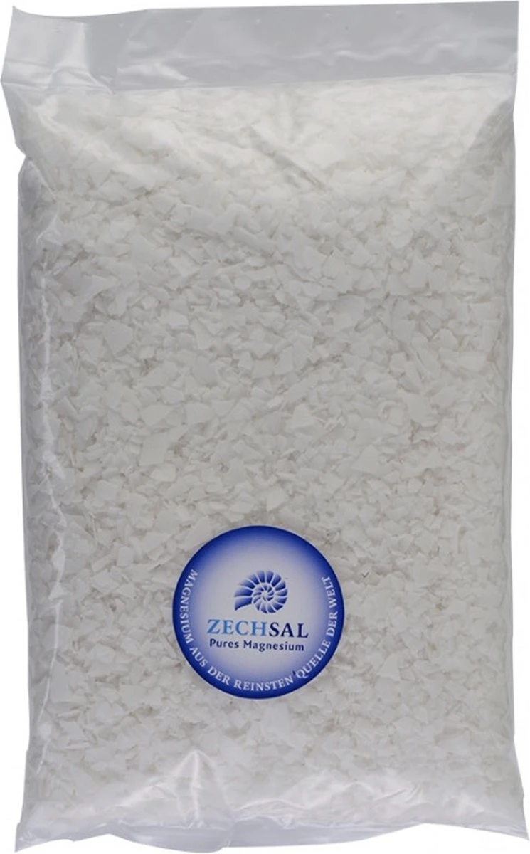 Zechsal Magnesium - Badmiddel - Navulzak - 4 KG - Pure Magnesium Badkristallen (47% Concentratie) - Optimale Magnesium Opname - Effectief Bij Huidproblemen Als Psoriasis En Eczeem 1 Zechsal Magnesium - Badmiddel - Navulzak - 4 KG - Pure Magnesium Badkristallen (47% Concentratie) - Optimale Magnesium Opname - Effectief Bij Huidproblemen Als Psoriasis En Eczeem