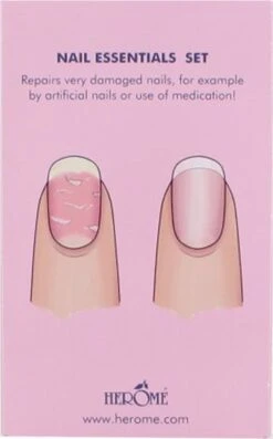 Herome 3 In 1 Manicure Nagelverzorging Set – Nagelriemolie, Nagelriemcrème En Nagelverharder - Grote Verpakking -Verzorgings Producten Winkel 746x1200