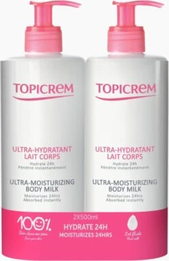 Topicrem Ultra-Moisturizing Body Milk 2x500ml -Verzorgings Producten Winkel 777x1200