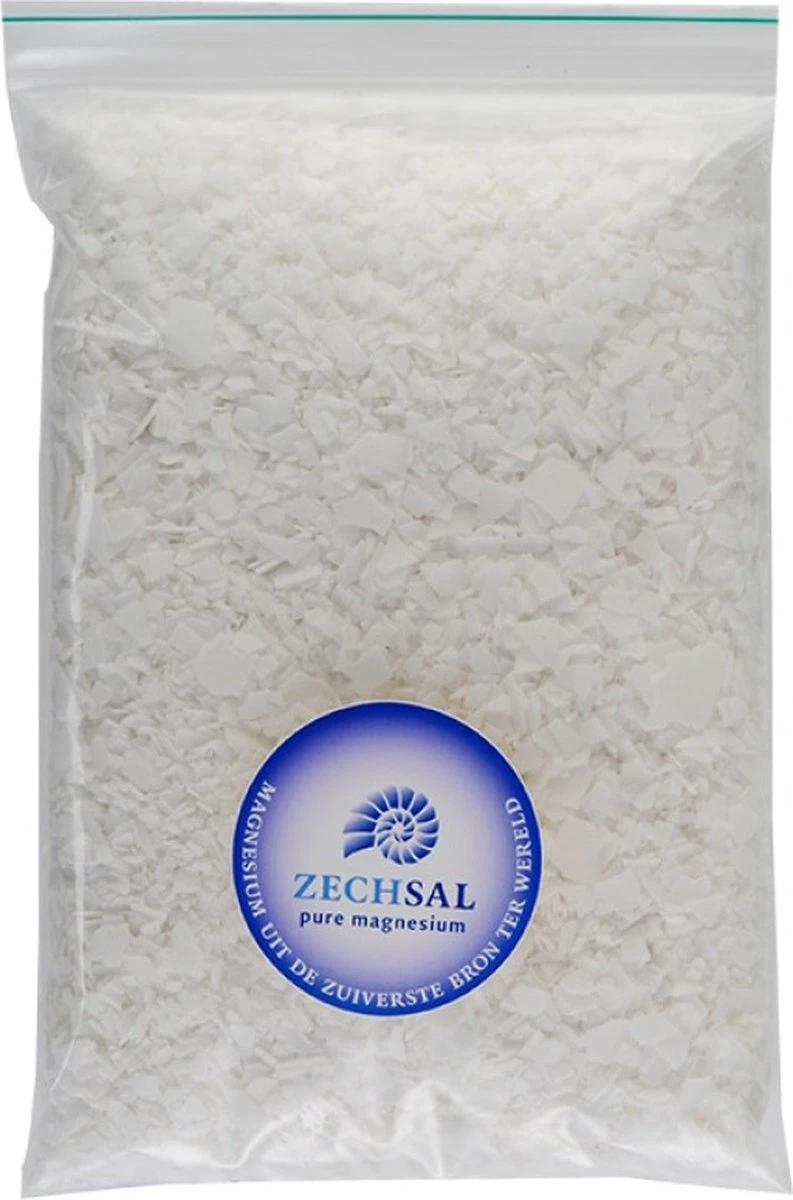 Zechsal Magnesium - Badmiddel - Navulzak - 2 KG - Pure Magnesium Badkristallen (47% Concentratie) - Optimale Magnesium Opname - Effectief Bij Huidproblemen Als Psoriasis En Eczeem 1 Zechsal Magnesium - Badmiddel - Navulzak - 2 KG - Pure Magnesium Badkristallen (47% Concentratie) - Optimale Magnesium Opname - Effectief Bij Huidproblemen Als Psoriasis En Eczeem