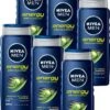 NIVEA MEN Energy - 6x 500 Ml - Voordeelverpakking - Douchegel