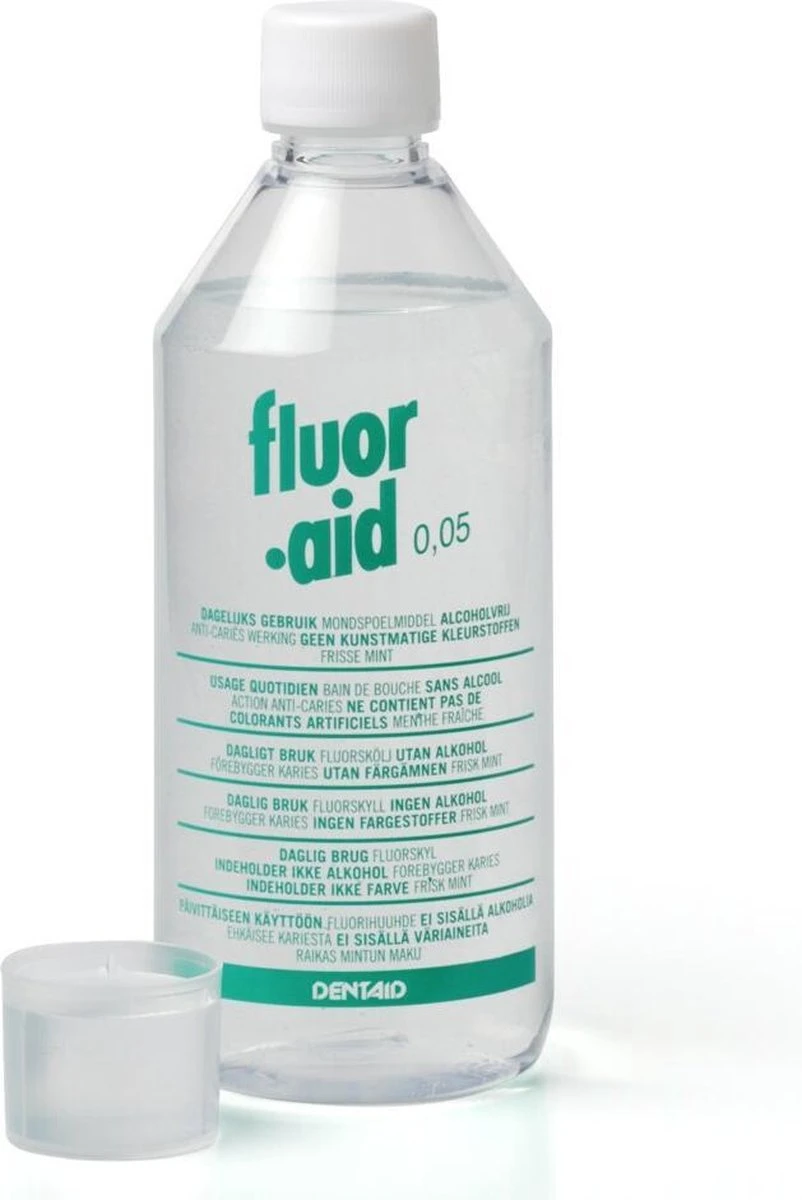 Fluor Aid 0.05 Mondwater - 500 Ml 3 Fluor Aid 0.05 Mondwater - 500 Ml - Afbeelding 3
