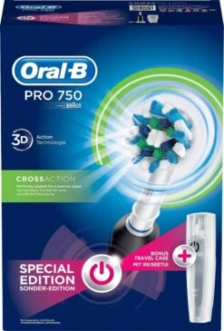 Braun Oral-B PRO 750 - Elektrische Tandenborstel - Zwart -Verzorgings Producten Winkel 812x1200