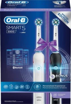 Oral B Oral-B Smart 5 5900 - Zwart En Wit - Elektrische Tandenborstel - Duopack -Verzorgings Producten Winkel 816x1200 2