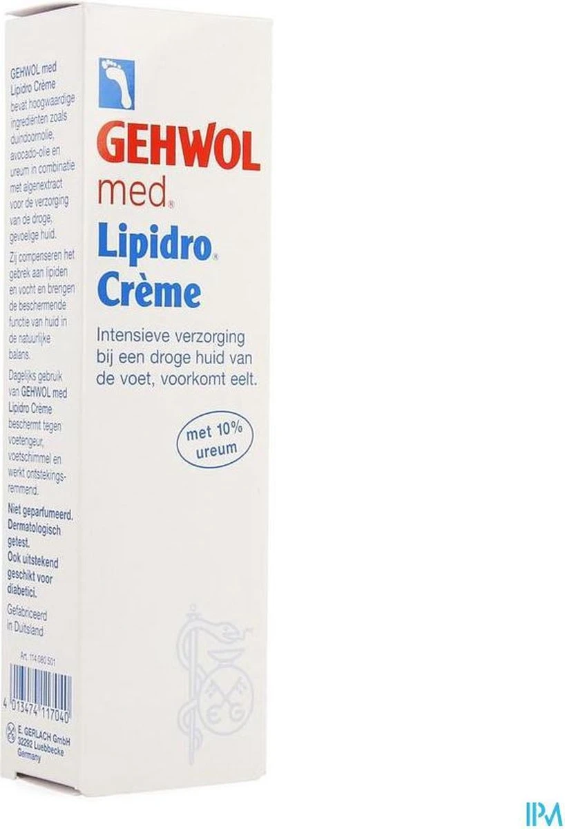 Gehwol Lipidro-Crème - Breng De Zeer Droge Huid Weer In Goede Balans Van Vet En Vocht - Voetcreme - Tube 75ml 17 Gehwol Lipidro-Crème - Breng De Zeer Droge Huid Weer In Goede Balans Van Vet En Vocht - Voetcreme - Tube 75ml - Afbeelding 17