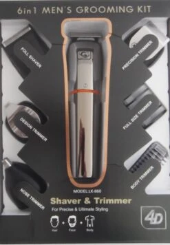 Baardtrimmer/Body Groomer-6in 1-voor Mannen-waterdicht-voor Baardhaar-hoofdhaar-lichaamshaar -Verzorgings Producten Winkel 833x1200 2
