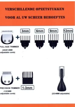 Baardtrimmer/Body Groomer-6in 1-voor Mannen-waterdicht-voor Baardhaar-hoofdhaar-lichaamshaar -Verzorgings Producten Winkel 849x1200 3
