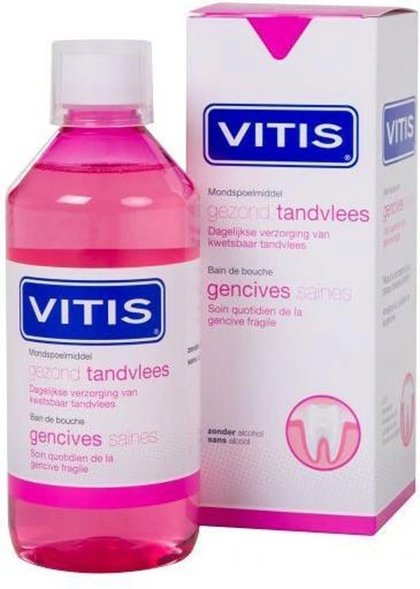 3x Vitis Gezond Tandvlees Mondwater 500 Ml 4 3x Vitis Gezond Tandvlees Mondwater 500 Ml - Afbeelding 4