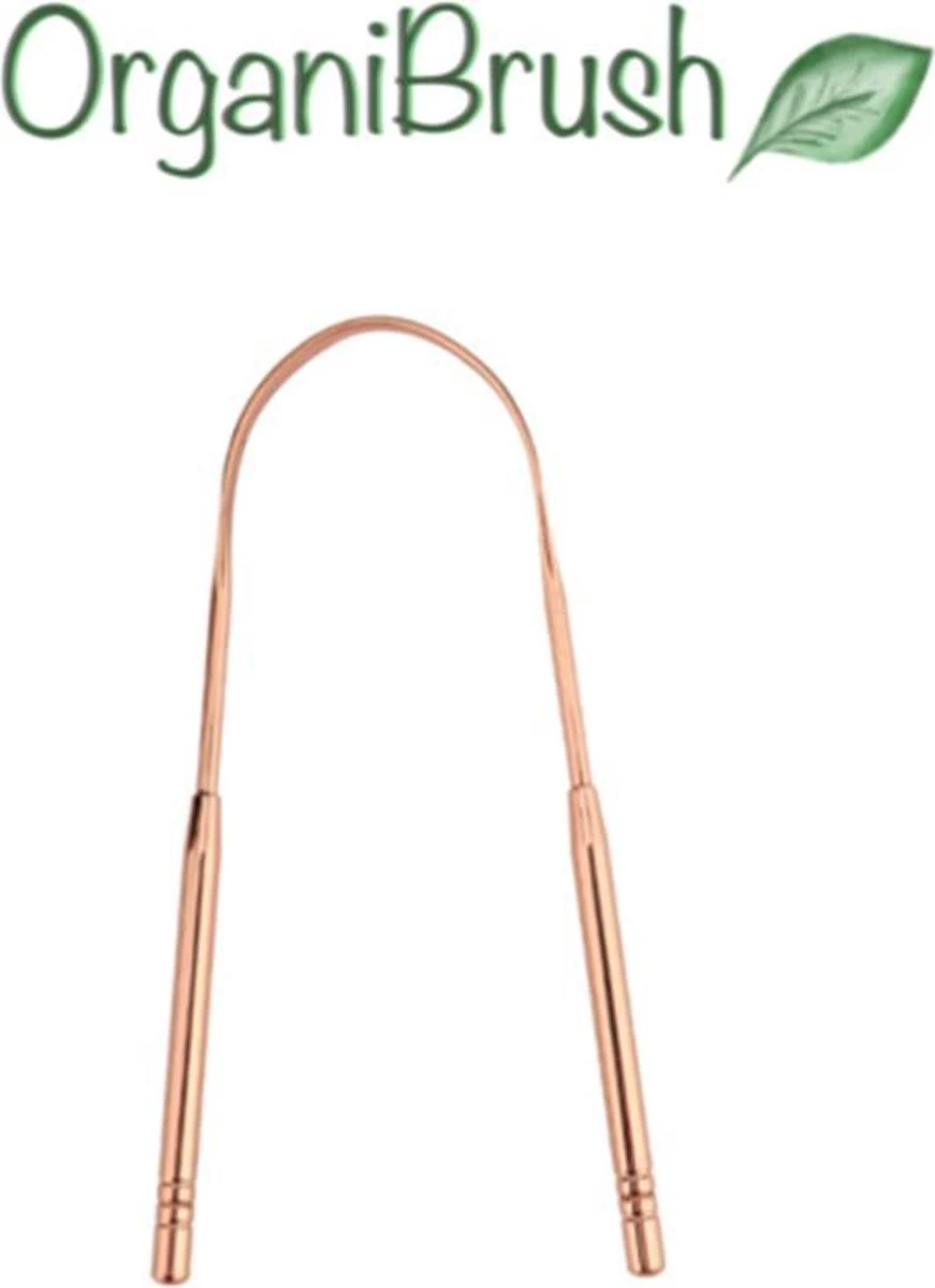 OrganiBrush 100% Koper Tongschraper / Tongreiniger - Antibacterieel - 1 Stuk 7 OrganiBrush 100% Koper Tongschraper / Tongreiniger - Antibacterieel - 1 Stuk - Afbeelding 7