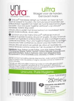 Unicura Ultra Antibacteriële Vloeibare Handzeep - 6 X 250 Ml - Voordeelverpakking -Verzorgings Producten Winkel 876x1200 2