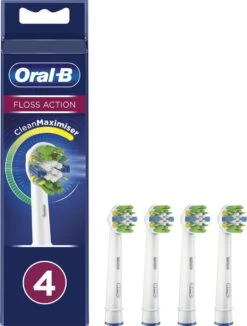 Oral B Oral-B FlossAction - Met CleanMaximiser-technologie - Opzetborstels - 4 Stuks