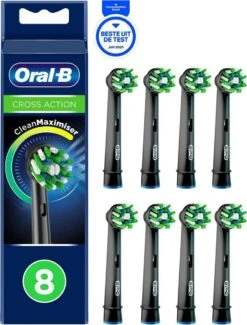 Oral B Oral-B CrossAction - Met CleanMaximiser-technologie - Opzetborstels - Zwart - 8 Stuks -Verzorgings Producten Winkel 913x1200 2