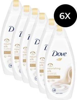 Dove Silk Douchegel - 6 X 500ml - Voordeelverpakking -Verzorgings Producten Winkel 919x1200 1