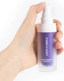 Love2smile Teeth Whitening Shampoo - De Natuurlijke Tandenbleker Van Nederland & België - Goedgekeurde Tandpasta - Teeth Whitening - Wittere Tanden - Zonder Peroxide -Verzorgings Producten Winkel 944x1200 5