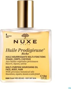 Nuxe Huile Prodigieuse Riche Dry Oil Droogolie - 100 Ml -Verzorgings Producten Winkel 954x1200