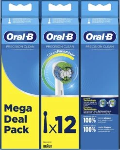 Oral B Oral-B Precision Clean - Met CleanMaximiser-technologie - Opzetborstels - 12 Stuks -Verzorgings Producten Winkel 966x1200 2