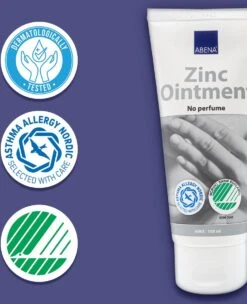 ABENA Zinkzalf Ongeparfumeerd - 20% Zinkoxide - Kalmeert De Huid - Antiseptisch - Parfumvrij En Kleurstofvrij - 1x 100ml -Verzorgings Producten Winkel 975x1200 1