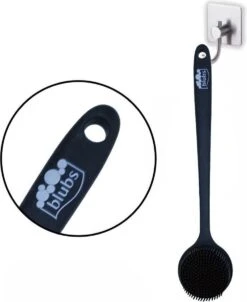 Blubs® – Badborstel – Dry Brush – Rug Scrubber – Lichaamsborstel – Rugborstel Douche Met Steel – Huidborstel – Doucheborstel – Bad- & Doucheaccessoires – Badborstel Met Steel – Doucheborstel Rugborstel – Siliconen Borstel – Massage – Zwart -Verzorgings Producten Winkel 983x1200 2