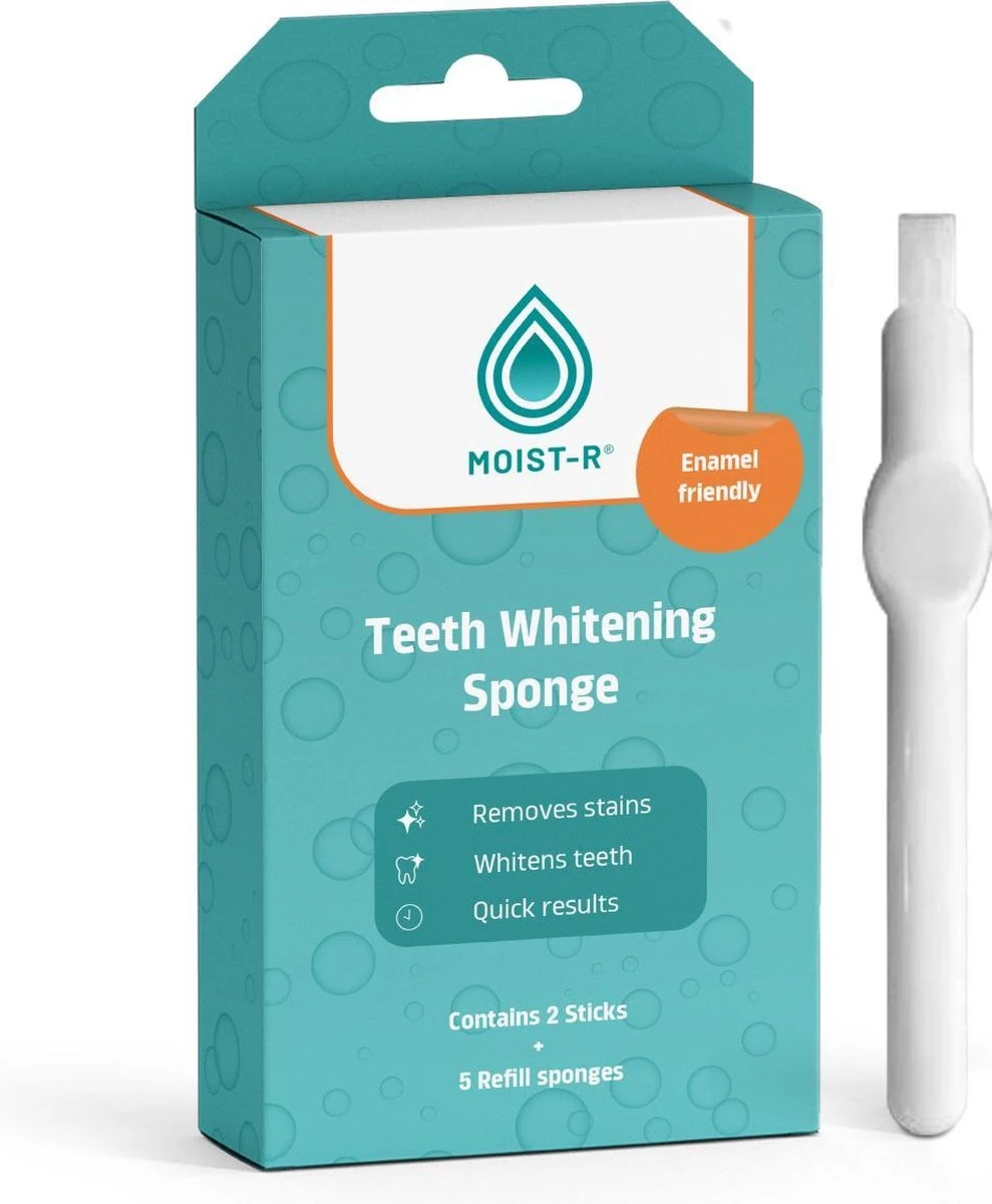 Moist-R Teeth Whitening Stick (2X) En 5 Refills - Thuis Tanden Bleken - Witte Tanden 1 Moist-R Teeth Whitening Stick (2X) En 5 Refills - Thuis Tanden Bleken - Witte Tanden